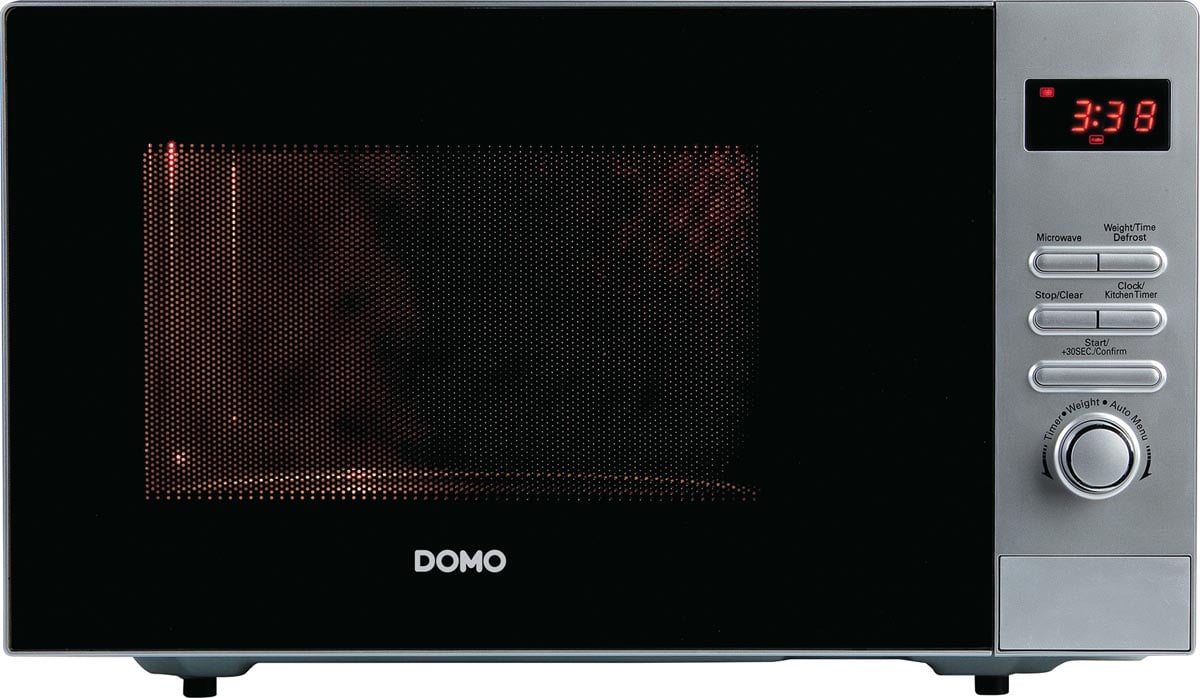 Domo microgolfoven, 27 cm, 23 l, zilver Domo microgolfoven, 27 cm, 23 l, zilver