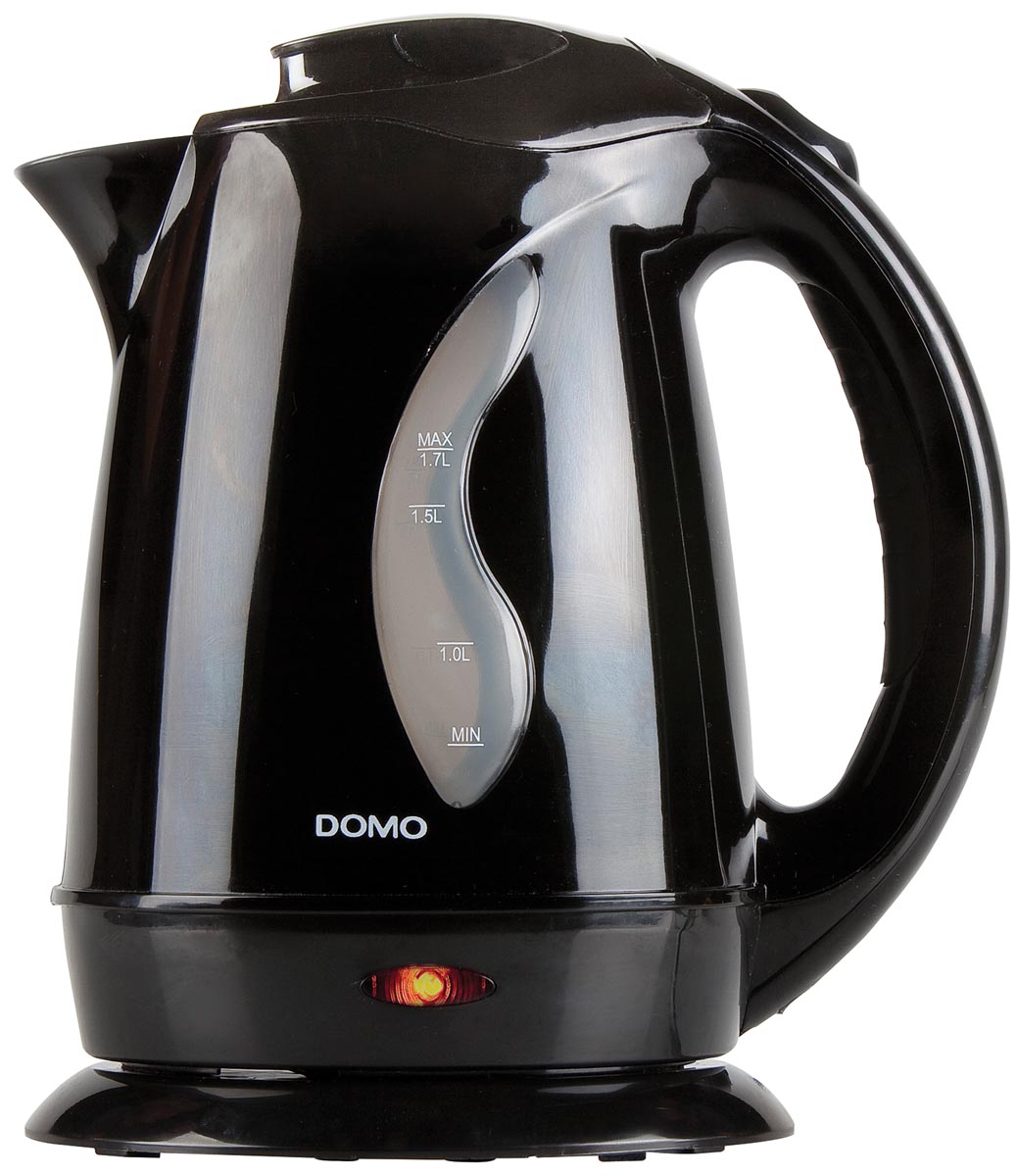 Domo waterkoker 1,7 liter, 2200 W, zwart