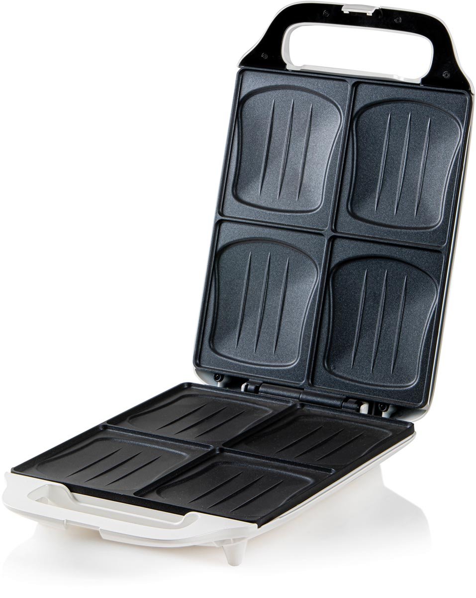 Domo croque monsieur machine Family Croque XXL, wit afbeelding