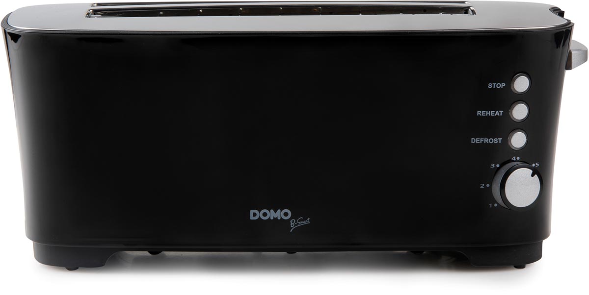 Domo Broodrooster B-Smart, voor 4 sneden brood, zwart afbeelding