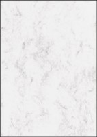 Sigel designpapier grijs gemarmerd, ft A4, 200 g, pak van 50 vel