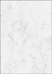 Sigel papier design marbré gris, ft A4, 200 g, paquet de 50 feuilles