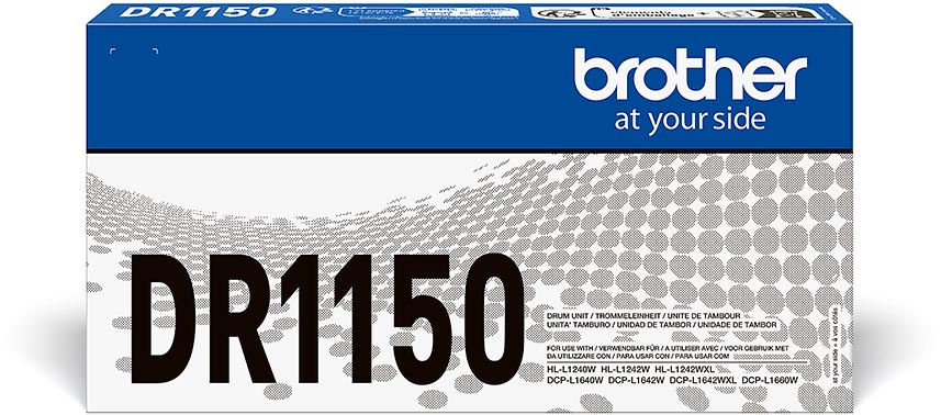 Brother drum, 10.000 pagina's, OEM DR-1150, zwart