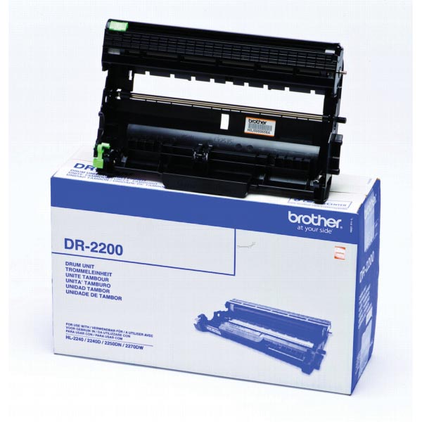 Brother drum, 12.000 pagina&apos;s, OEM DR-2200, zwart afbeelding