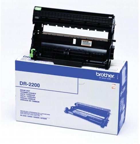 Brother drum, 12.000 pagina's, OEM DR-2200, zwart