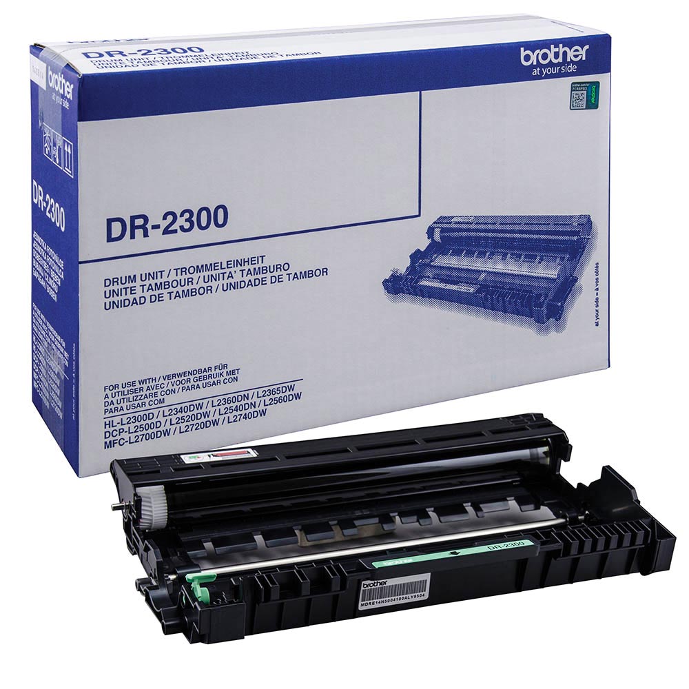Brother drum, 12.000 pagina&apos;s, OEM DR-2300, zwart afbeelding