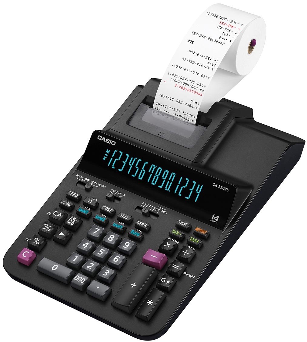 Casio bureaurekenmachine DR-320RE