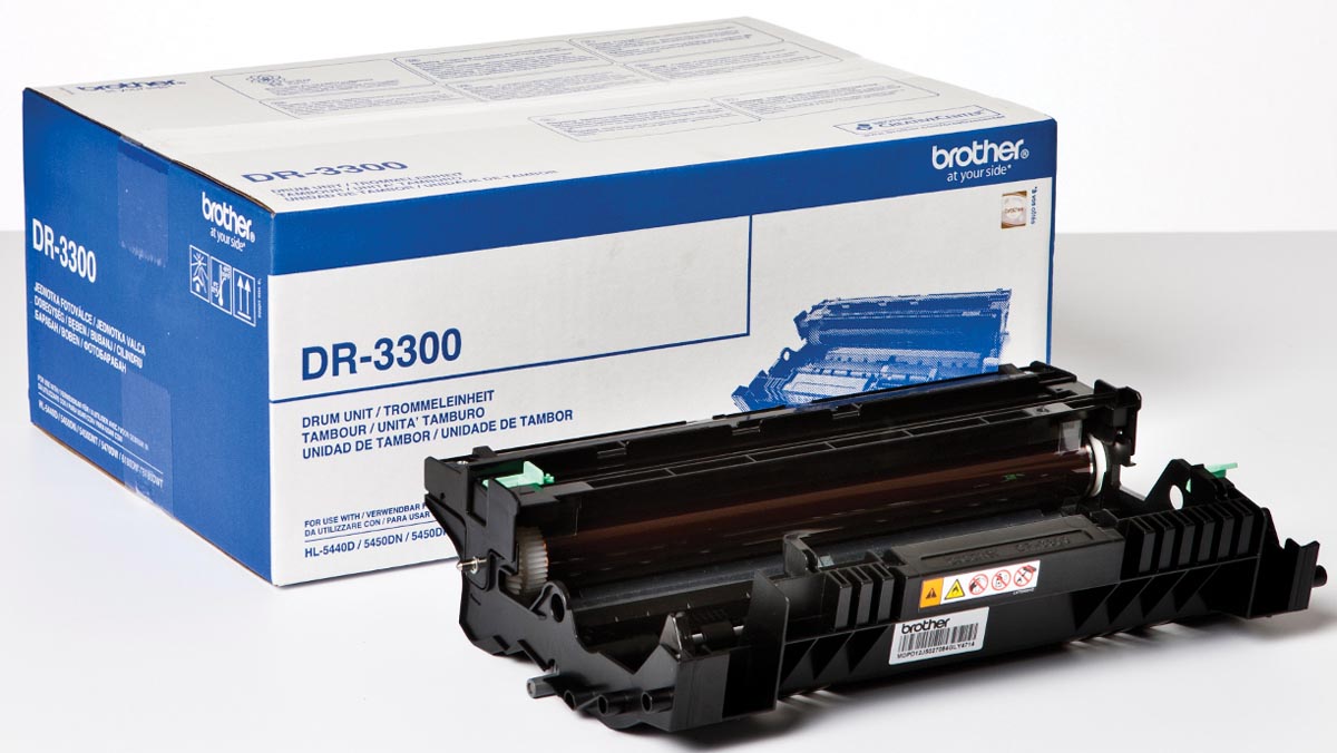 Brother drum, 30.000 pagina&apos;s, OEM DR-3300, zwart afbeelding