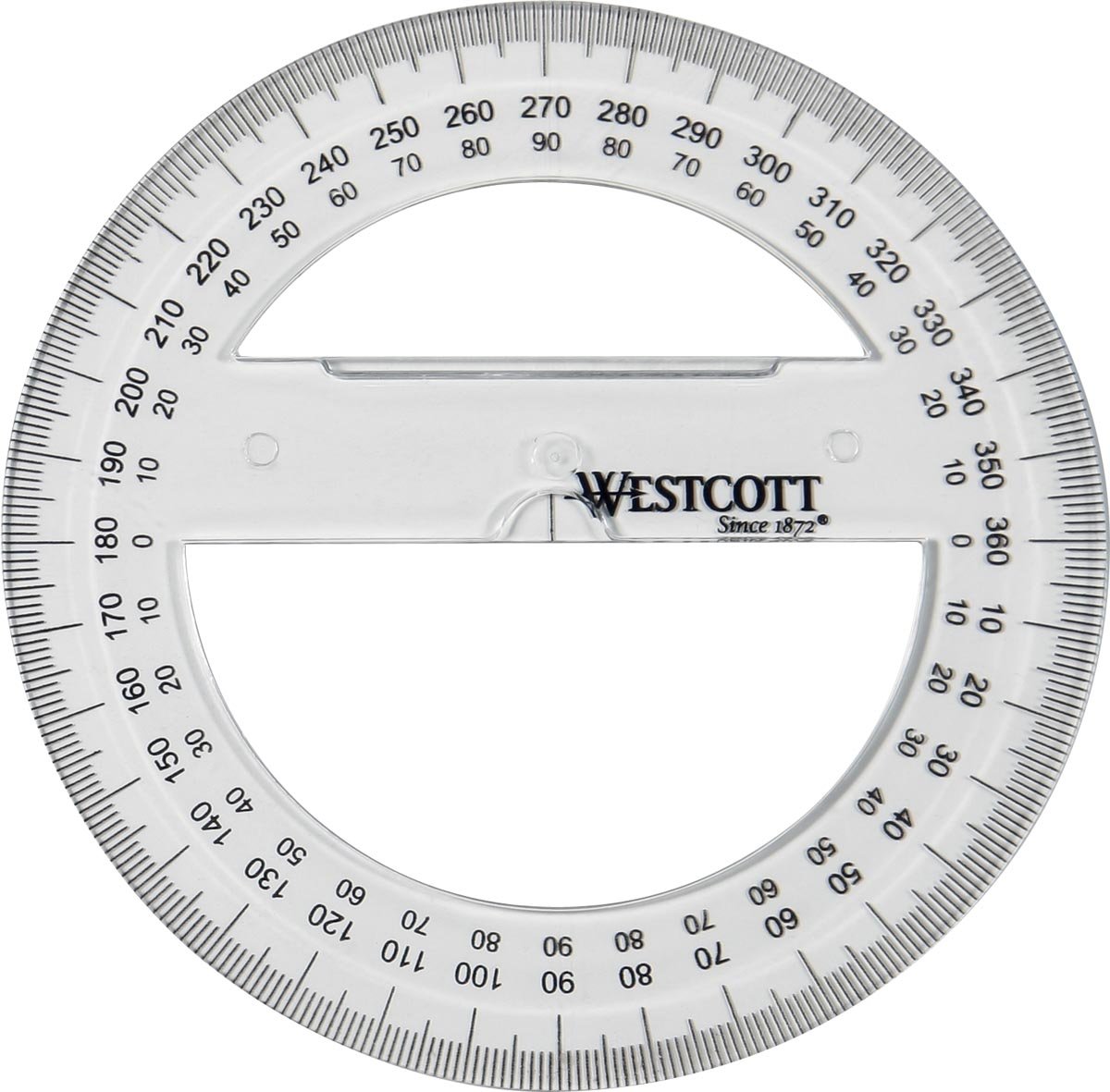 Kompasroos Westcott 10cm op - kaart