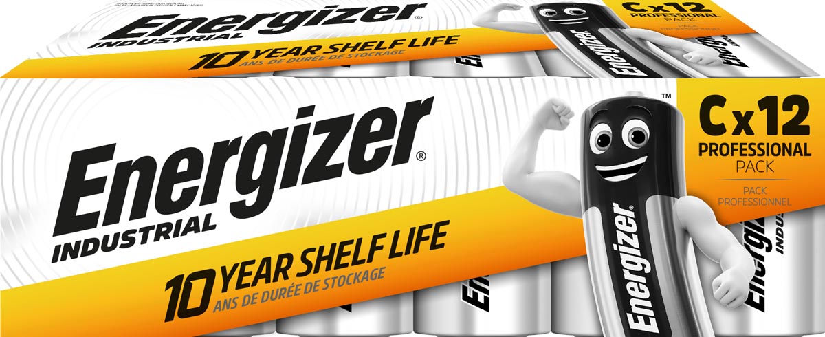 Energizer Industrial alkaline batterij C/LR14/E93, 12 stuks afbeelding
