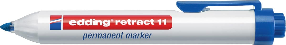 Edding permanent marker Retract 11 blauw Edding permanent marker Retract 11 blauw