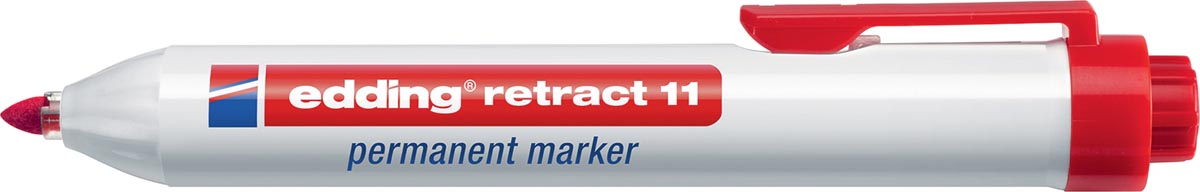 Edding permanent marker Retract 11 rood