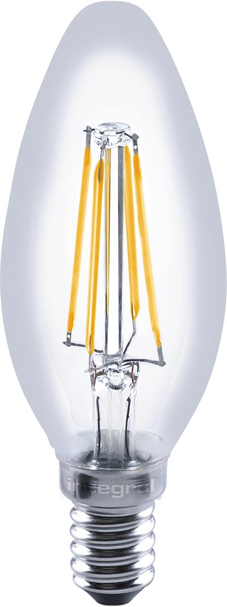 Integral Candle LED lamp E14, dimbaar, 2.700 K, 4,5 W, 470 lumen
