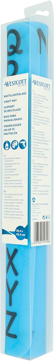 Westcott knutselmat, blauw, ft 30 x 45 cm