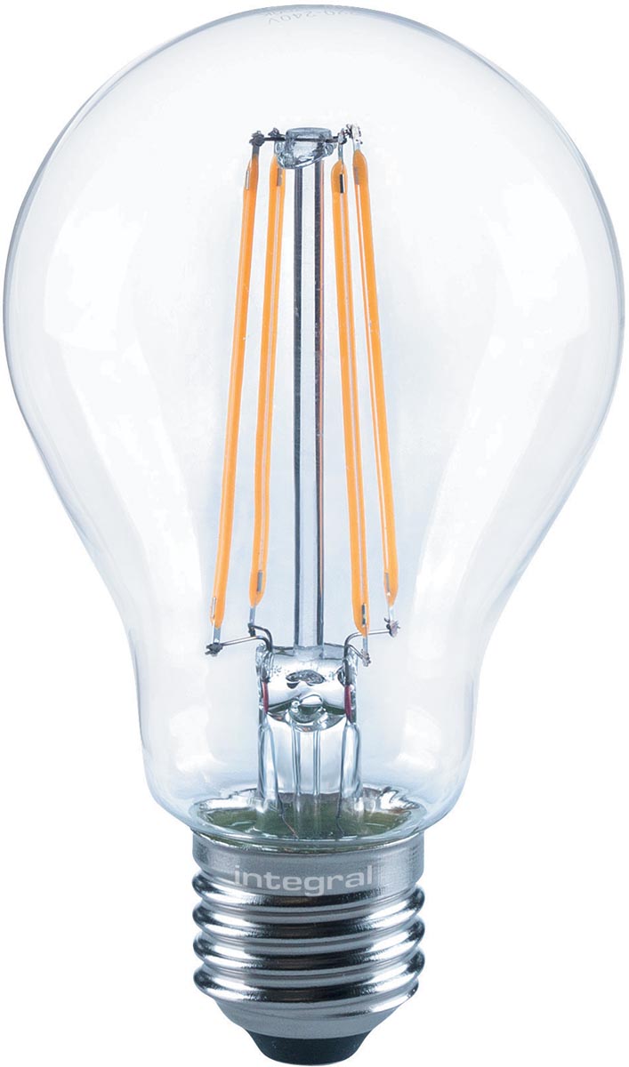 Integral Classic Globe LED lamp E27, dimbaar, 2.700 K, 5,9 W, 806 lumen