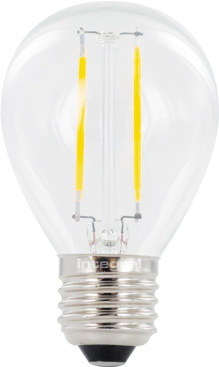 Integral Mini Globe LED lamp E27, niet dimbaar, 2.700 K, 2 W, 250 lumen Integral Mini Globe LED lamp E27, niet dimbaar, 2.700 K, 2 W, 250 lumen