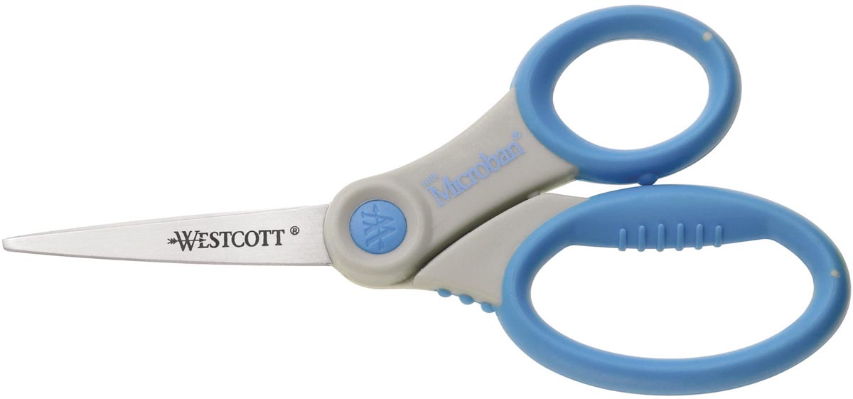 Westcott Elite Microban schaar 15,5 cm Softgrip, asymmetrische ogen Westcott Elite Microban schaar 15,5 cm Softgrip, asymmetrische ogen