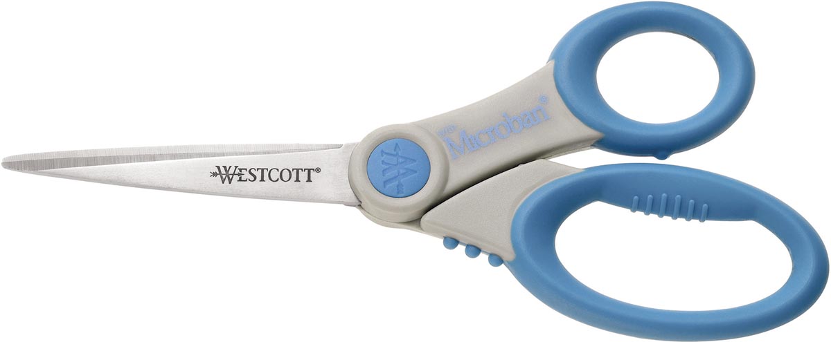 Westcott Elite Microban schaar 21 cm Softgrip, asymmetrische ogen Westcott Elite Microban schaar 21 cm Softgrip, asymmetrische ogen
