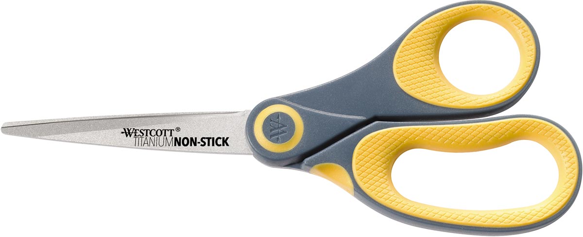 Westcott titanium schaar 21 cm, asymmetrische ogen afbeelding