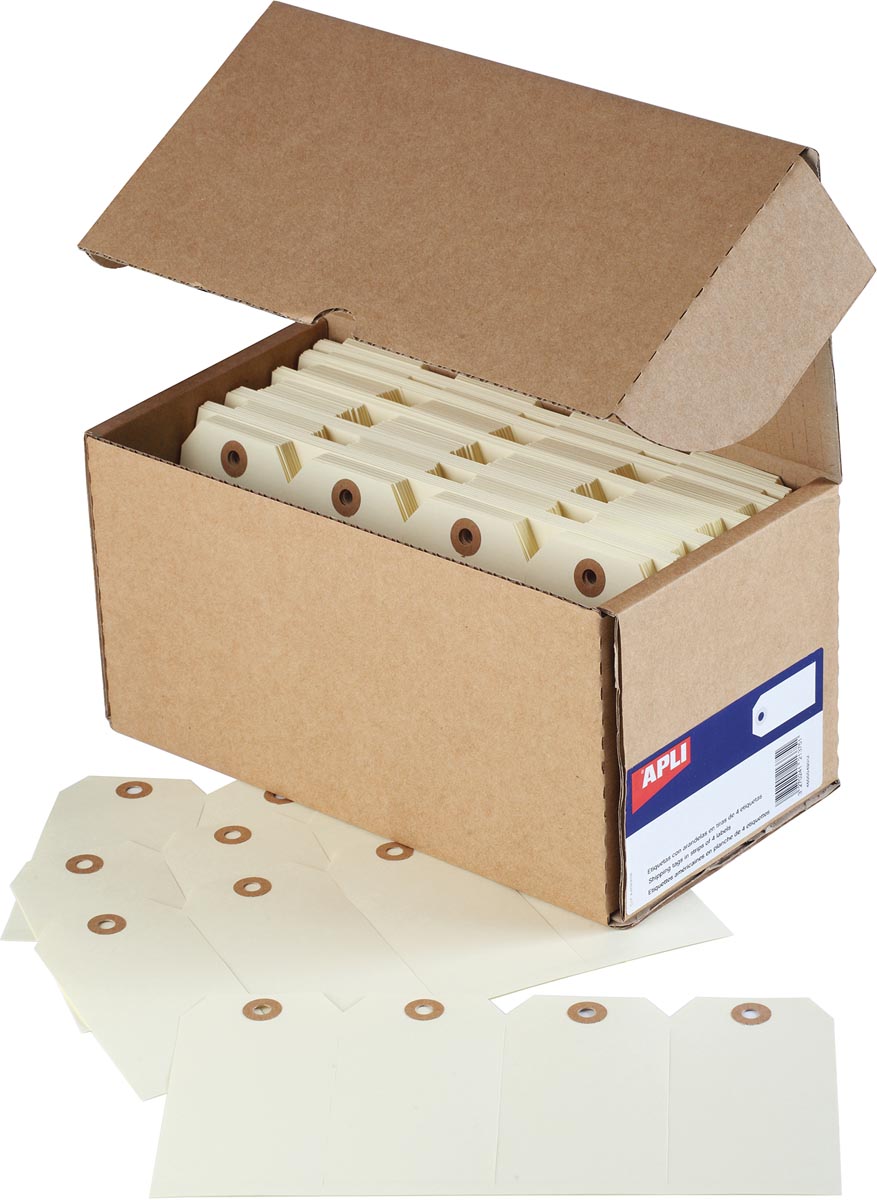 Agipa draadetiketten ft 26 x 60 mm (b x h) Agipa draadetiketten ft 26 x 60 mm (b x h)