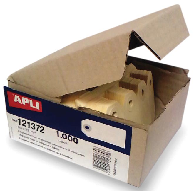 Agipa draadetiketten ft 38 x 80 mm (b x h) Agipa draadetiketten ft 38 x 80 mm (b x h)