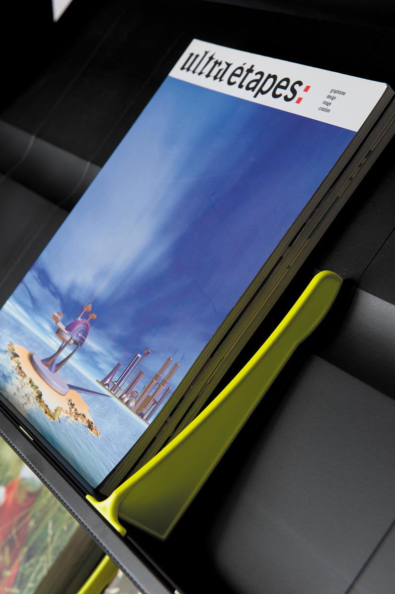 easyDisplays Paperflow set van 6 verdelers uit polystyreen voor Easydisplay, antracite