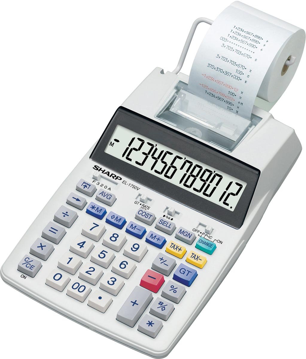 Sharp Bureaurekenmachine El 1750V huismerk kopen in de aanbieding Sharp Bureaurekenmachine El 1750V huismerk kopen in de aanbieding