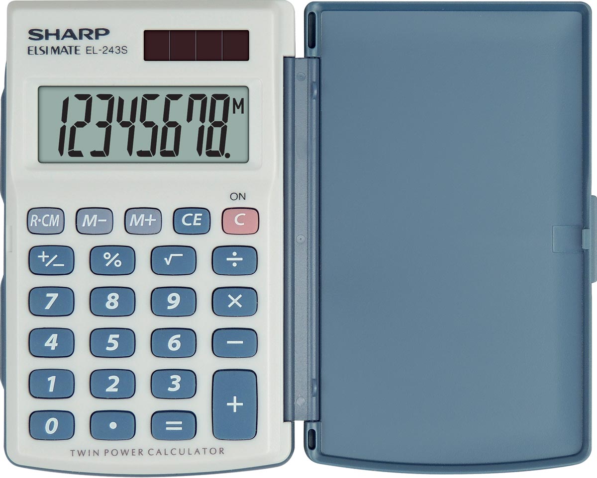 Sharp zakrekenmachine EL-243S afbeelding