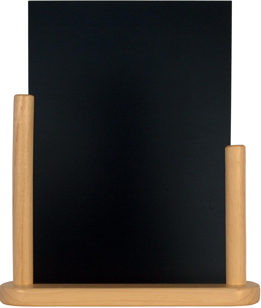 Securit tafelkrijtbord Elegant berk ft 32 x 28 cm