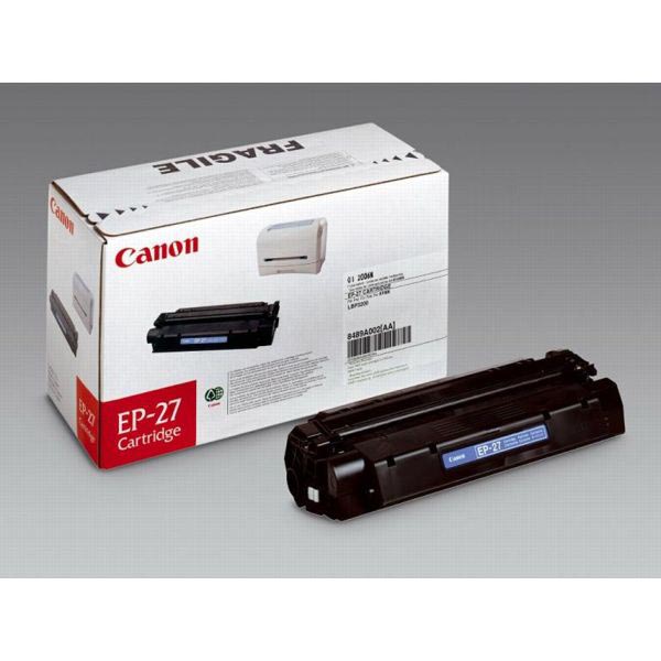 Canon toner EP27, 2.500 pagina's, OEM 8489A002, zwart