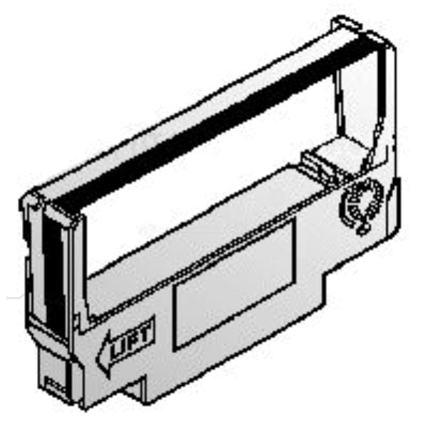 Epson inktlint ERC-38 BR, OEM C43S015376, zwart-rood afbeelding