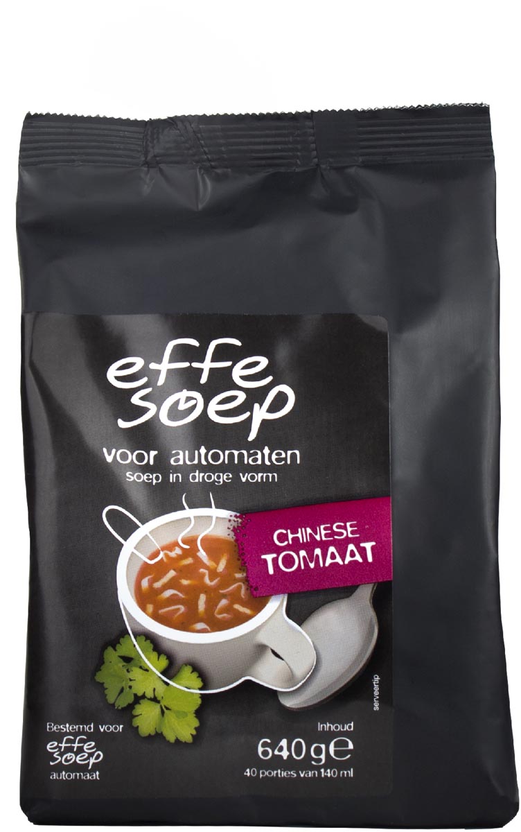 Effe Soep vending, Chinese tomaat, 140 ml, zak van 40 porties afbeelding