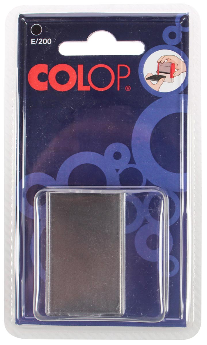 Colop stempelkussen zwart, voor stempel S220, S220W, blister van 2 stuks