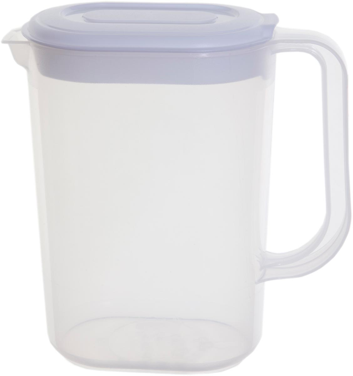 Whitefurze schenkkan 1,5 liter, transparant met wit deksel afbeelding