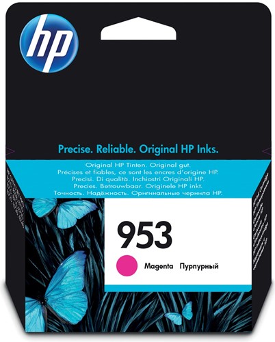 HP inktcartridge 953, 630 pagina's, OEM F6U13AE, magenta