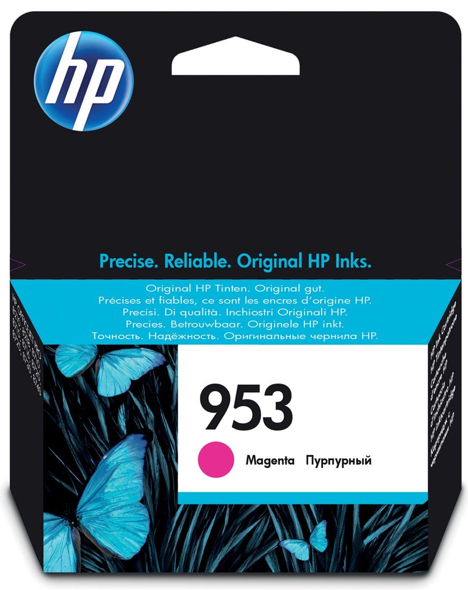 HP inktcartridge 953, 630 pagina&apos;s, OEM F6U13AE, magenta afbeelding