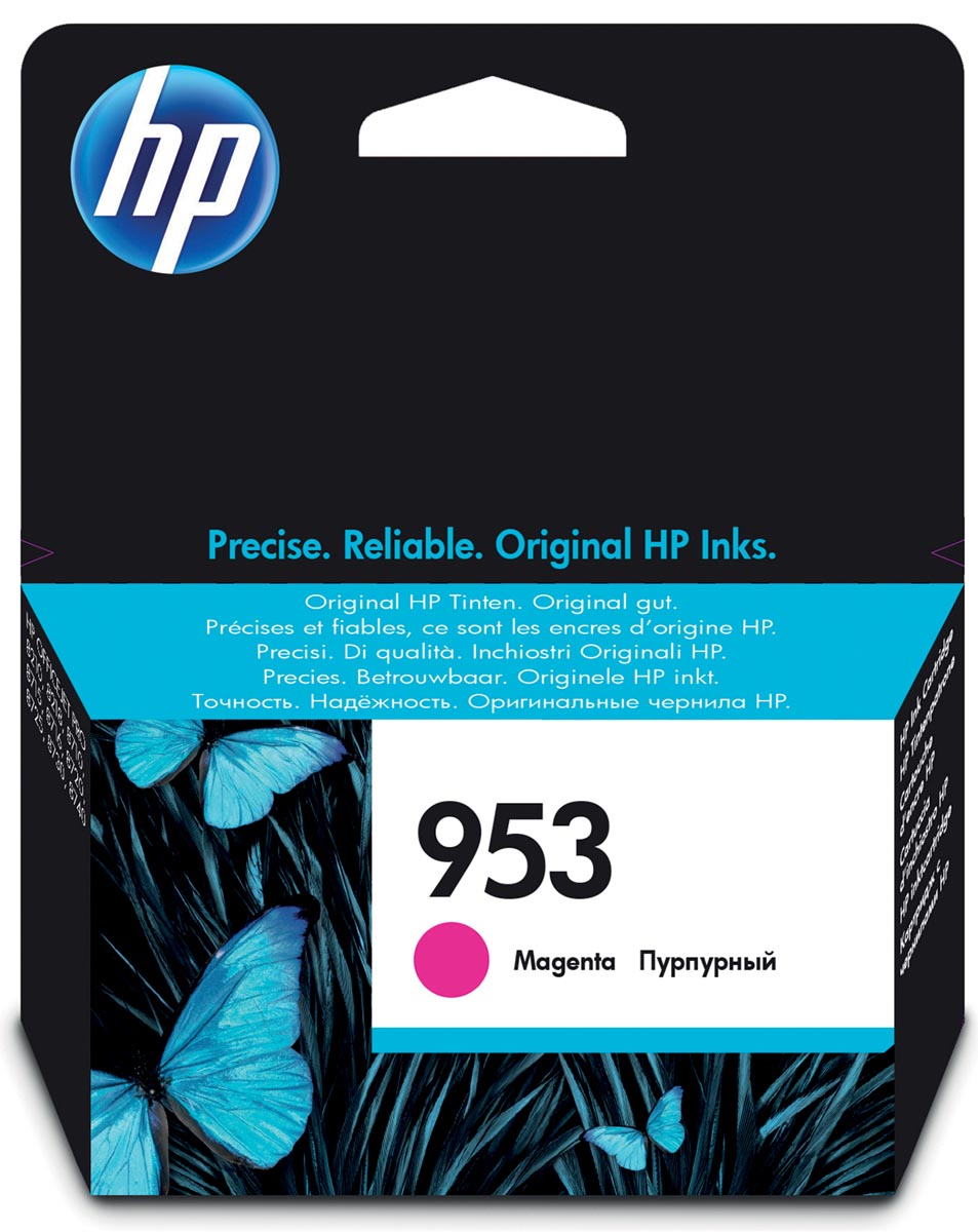 HP inktcartridge 953, 700 pagina's, OEM F6U13AE, magenta