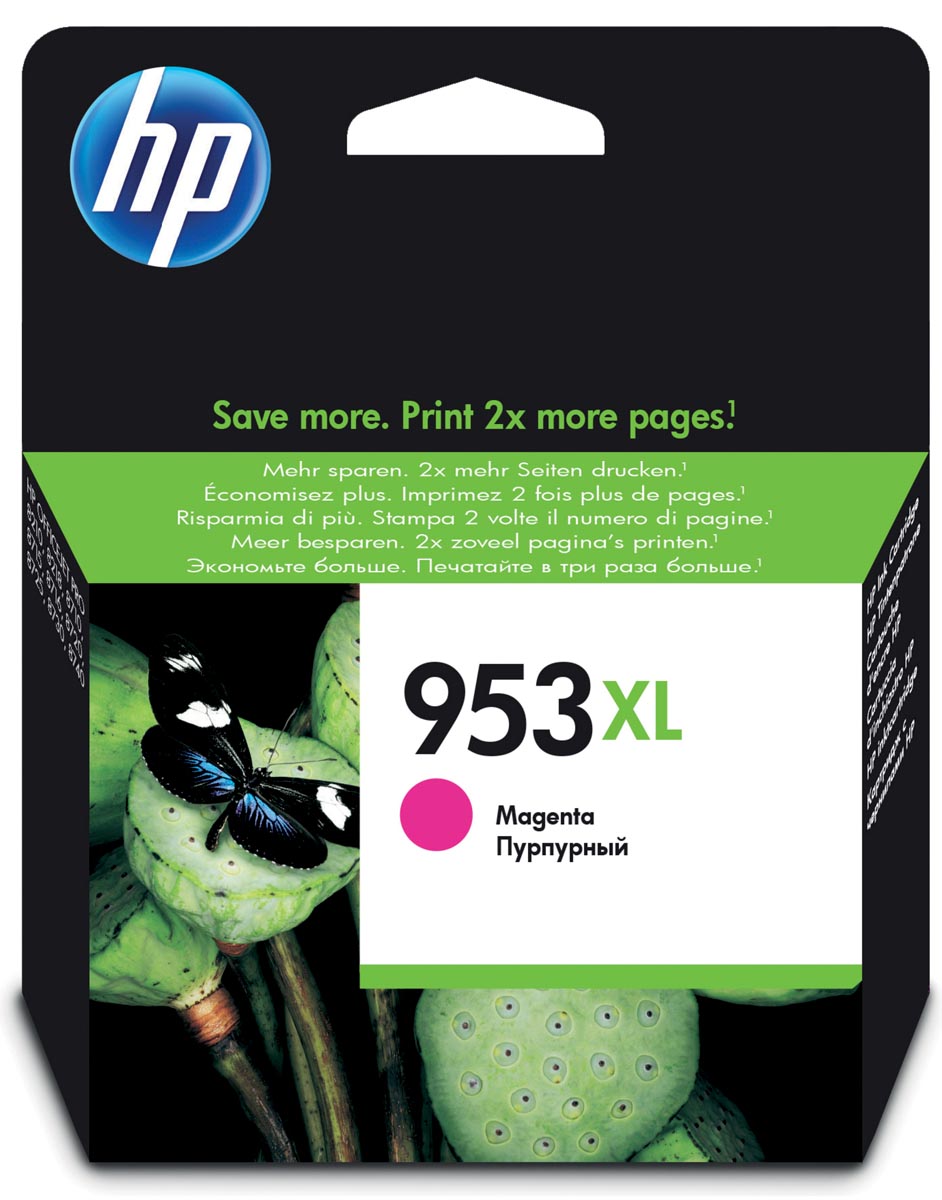 HP inktcartridge 953XL, 1.450 pagina&apos;s, OEM F6U17AE, magenta afbeelding