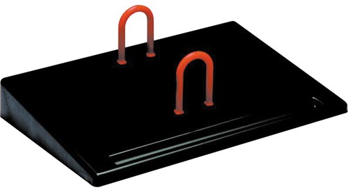 Wonday agenda- of memoblokhouder, zwart