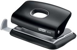 Rapid mini perforator FC10, 2-gaats, 10 blad, zwart