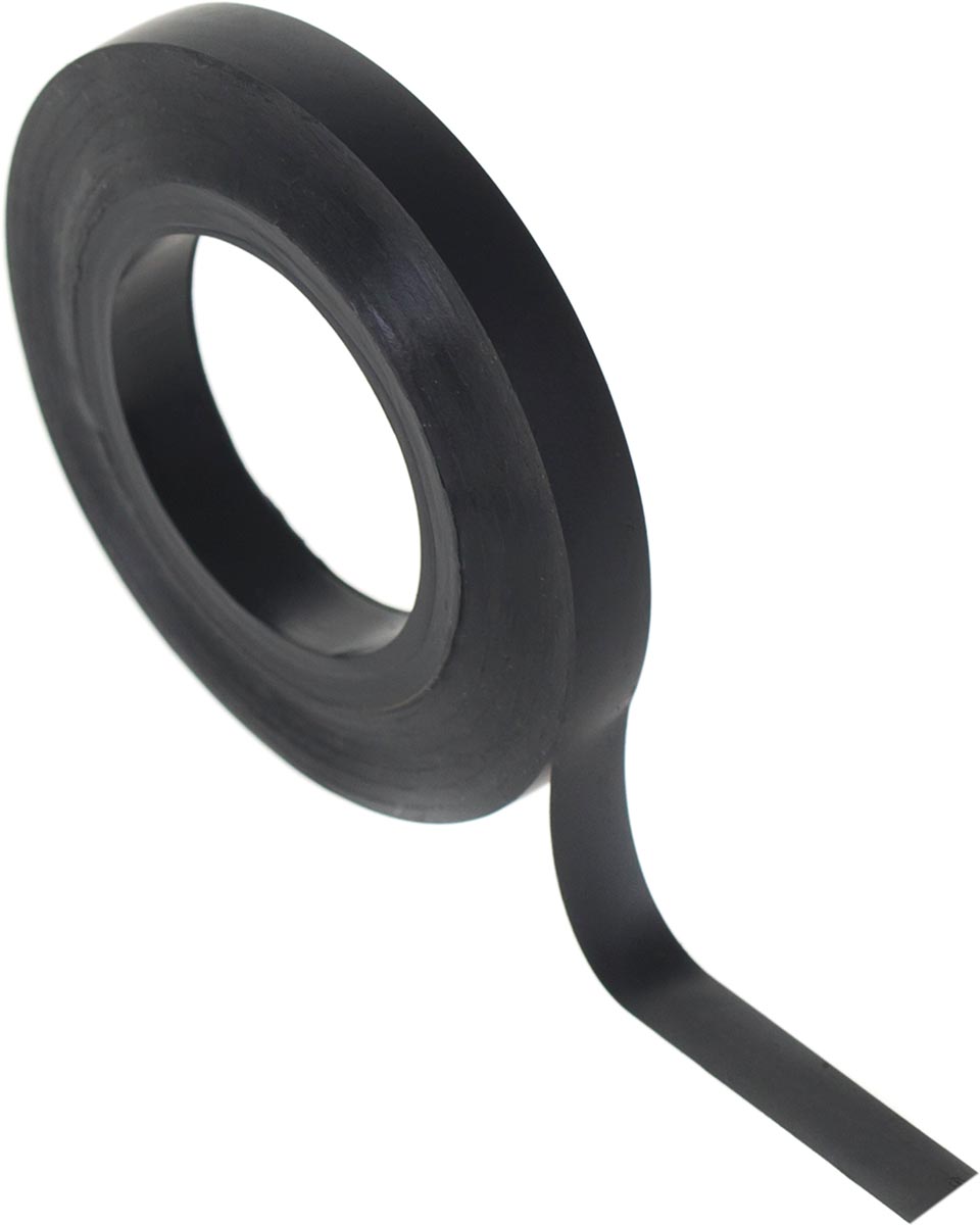 Bi-Office magneetband, ft 5 m x 10 mm, zwart afbeelding
