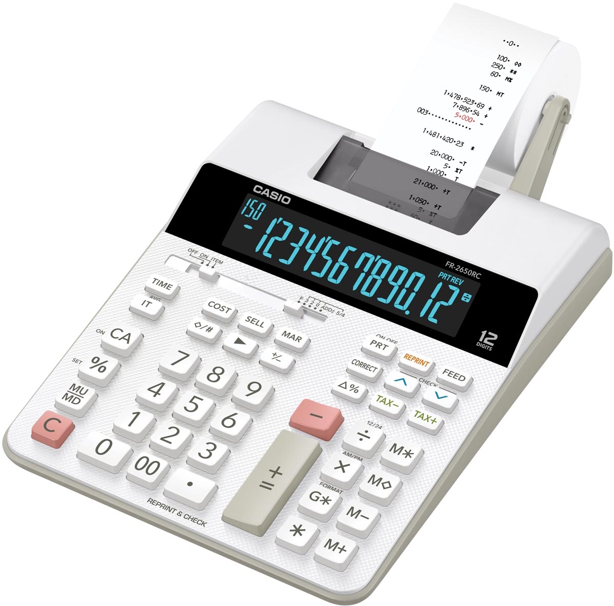 Casio bureaurekenmachine FR-2650RC afbeelding