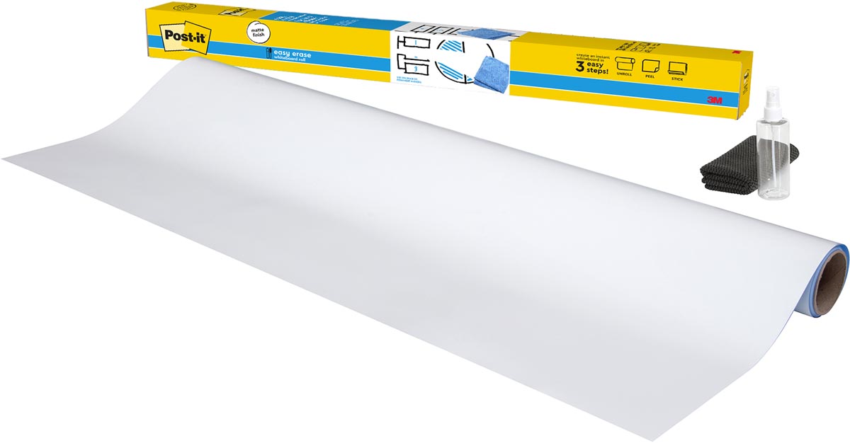 Post-It Flex Write whiteboardfolie op rol, ft 60,9 x 91,4 cm
