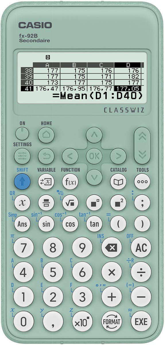 Casio wetenschappelijke rekenmachine FX92B Secondaire afbeelding
