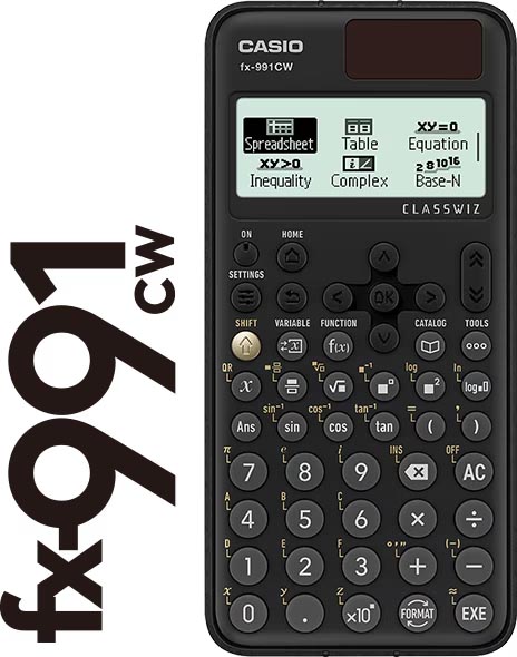 Casio fx-991CW - Wetenschappelijke rekenmachine - Geavanceerde functies voor gebruik HBO/WO en professioneel