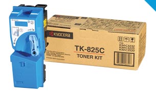 Kyocera Toner cyaan TK825C - 7000 pagina's - 1T02FZCEU0