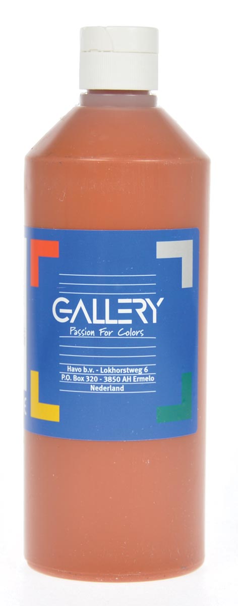 Gallery Plakkaatverf Flacon Van 500 Ml Lichtbruin huismerk kopen in de aanbieding Gallery Plakkaatverf Flacon Van 500 Ml Lichtbruin huismerk kopen in de aanbieding