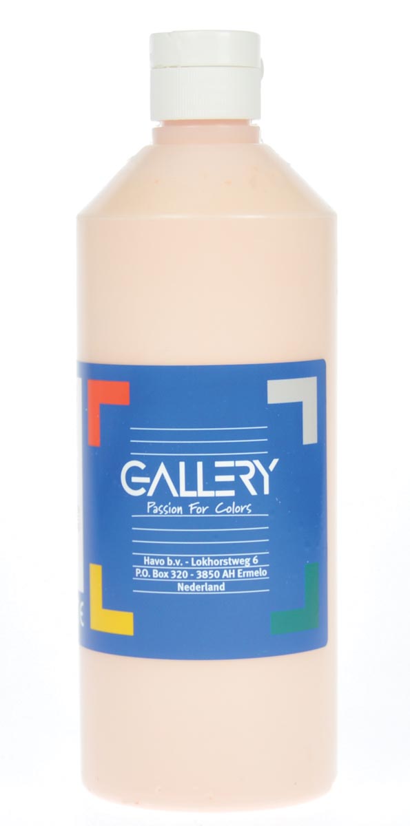 Gallery plakkaatverf, flacon van 500 ml, huidskleur afbeelding