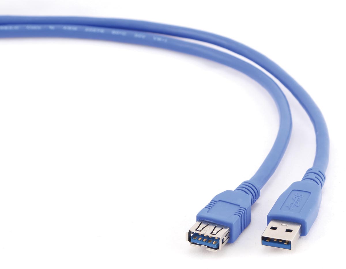 Cablexpert USB 3.0 kabel, USB A-stekker/USB B-stekker, 1,8 m, blauw
