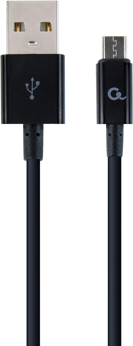 Cablexpert oplaad- en gegevenskabel, USB 2.0-stekker naar micro-USB, 2 m